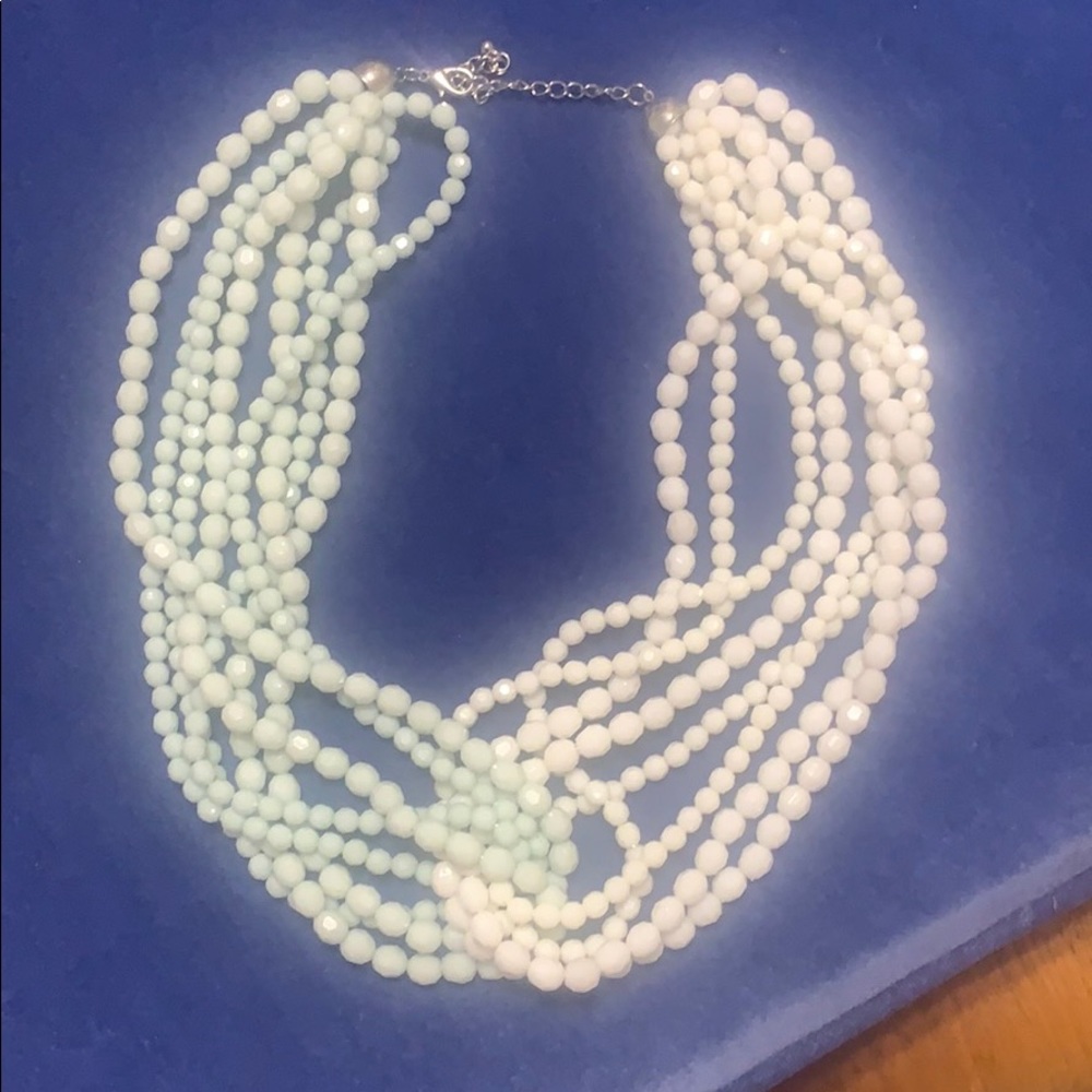Anthropology statement necklace